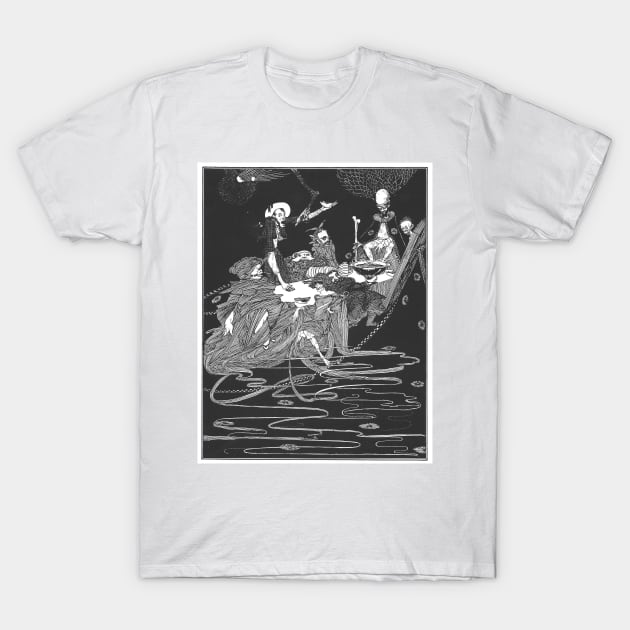 "Who the Devil Ye All Are?" by Harry Clarke T-Shirt by rogerstrawberry